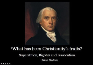 ... freedom of religion in the very first of his 10 amendments. Found at