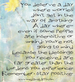 don't get in the way of anything. A day where... even if some people ...