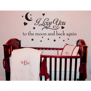 ColorfulHall Baby goodnight I love you Inspirational quotes wall ...