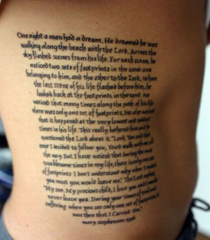 poem PhigW 1822 Inspirational Quotes Tattoos Designs