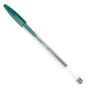 Bic-Medium-Cristal-Green-Pens-Pack-50
