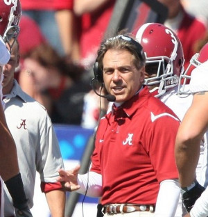 Alabama head coach Nick Saban - photo by Alabama Athletics MR