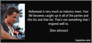 More Don Johnson Quotes