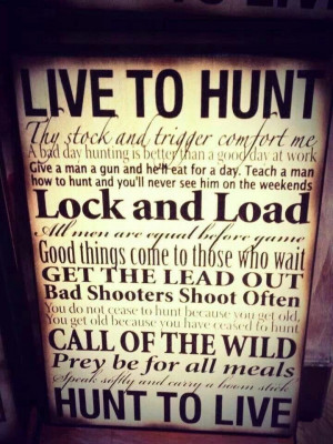 Hunting quotes