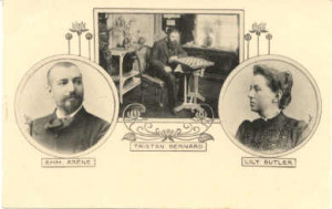 De Franse schrijver Tristan Bernard (1866-1947)