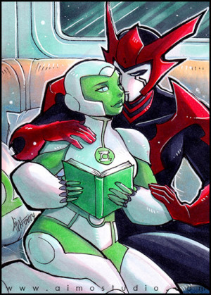 aimosketchcard:PSCs - Green Lantern: The Animated Series’ Aya ...