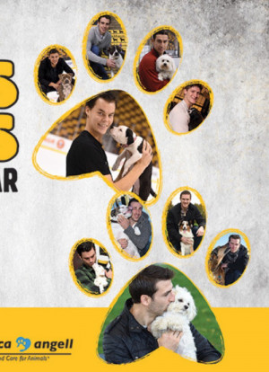 ... the Pucks and Pups calendar on sale this Friday at the Bruins ProShop