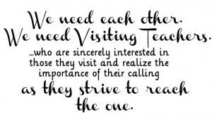 Visiting Teaching--quotes & thank you's | Visiting Teaching