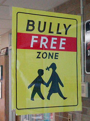 Bully Free Zone sign - School in Berea, Ohio (Photo credit ...