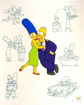Marge Homer Top Amor