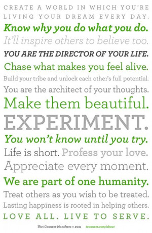 chase what makes you feel alive.