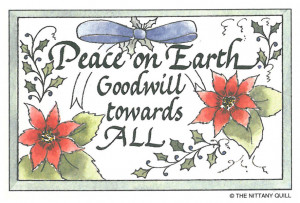 Christmas Card Peace Joy Love