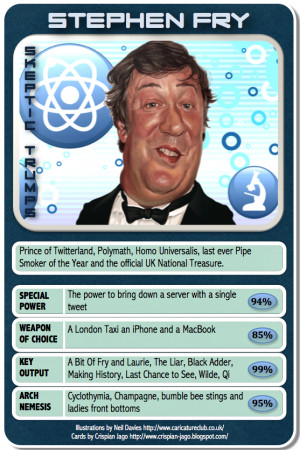 people in the world, those who appreciate the work of Mr Stephen Fry ...