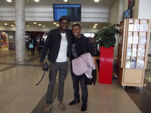 Mpfunzeni With Loyiso Bala At Bram Fischer International Airport ...
