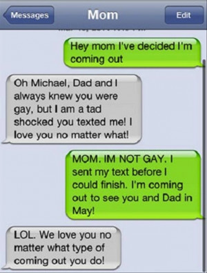 14. Mom and Dad are proud…of your travel plans.