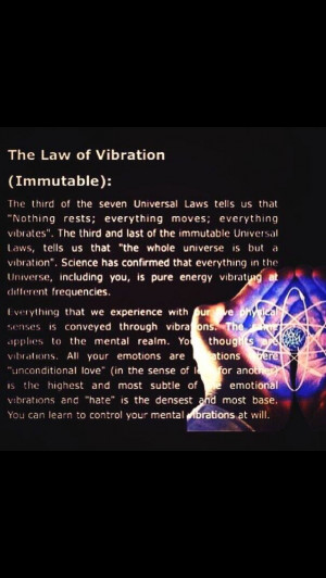 Positive vibrations