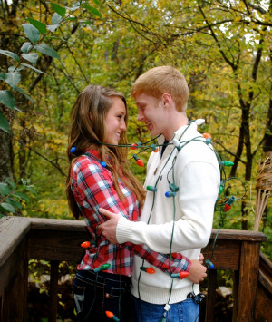 cute christmas couple