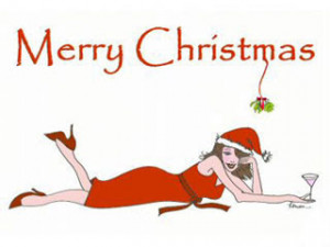 Adult Christmas Cards Card