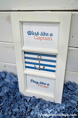liked this quote. To go along with Liam's nautical bedroom. I think ...