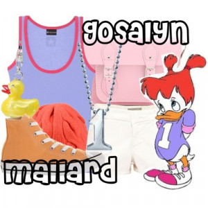 Gosalyn Waddlemeyer-Mallard from Darkwing Duck (CONVERSE Top $45)