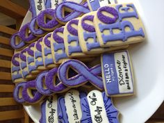 Hodgkin's Lymphoma support cookies. I wish I was this talented! Would ...