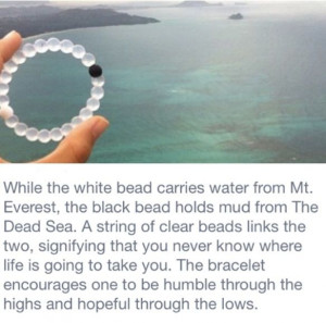 Live Lokai...bracelet infused with the highest and lowest points on ...