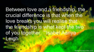 Quotes About Between Love And Friendship Pictures