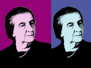 Golda Meir (May 3, 1898 – Dec. 8, 1978). Photo provided by Daniel ...