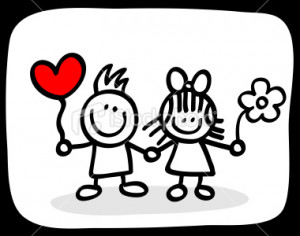 stock-illustration-10272308-valentine-s-day-kids-lovers-holding-hands ...