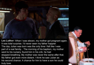 Smallville Season 1 Episode 16 (Stray): Lex Luthor tells Clark Kent ...