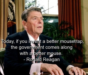Ronald reagan, quotes, sayings, politics, government, mouse