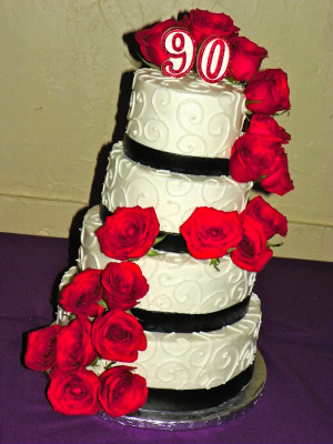 90th Birthday Cake Quotes http://kootation.com/tier-90th-birthday-cake ...