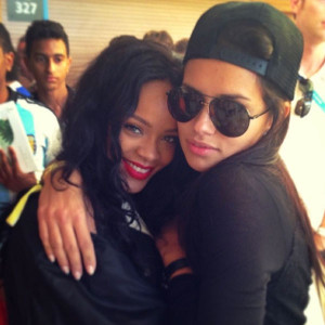 Rihanna Flashes Fans at the 2014 World Cup, Poses With Team Germany ...