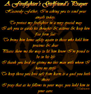 Firefighter's Girlfriend Prayer!
