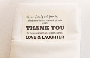 To Our Family And Friends thank you quotes