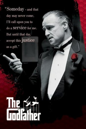 Godfather - The Don Vito Corleone Service Movie Poster