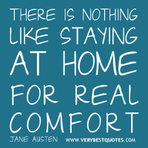 Home Sweet Home Quote: staying at home
