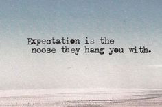 expectation...