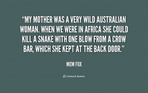 Who I really am is the mother of six kids and Woody's wife.