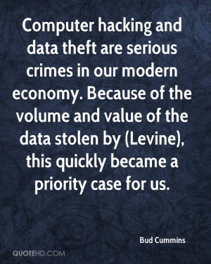 Computer hacking and data theft are serious crimes in our modern ...