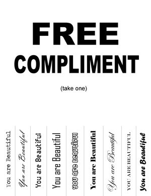 The best way to accept a compliment: