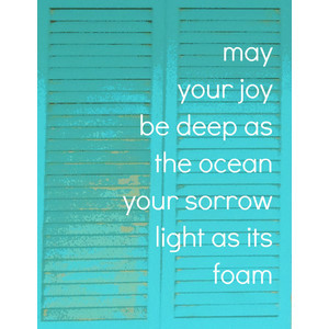Beach Quotes on Canvas. Turquoise Beach Cottage Shutters, Inspirationa ...
