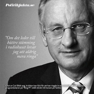 Citat Carl Bildt Sveriges...