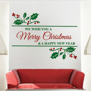 holiday christmas decals merry christmas wall quote item id h43