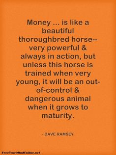 ... horse, but... #quote #personalfinance #moneymanagement #wisdom #