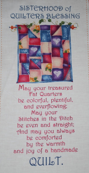 Quilters' Blessing.