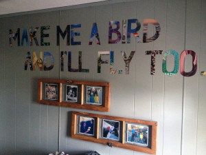 Diy Magazine Wall Quotes Diy: magazine cutout letters