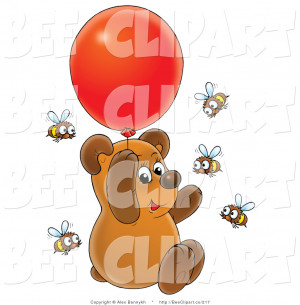 Related Pictures funny bee balloons clip art image funny bee carrying ...