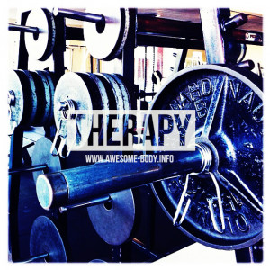 Gym is my therapy | Motivation Quote