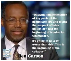 ... hope it is quick l b on quote by ben carson # obamacare more carson